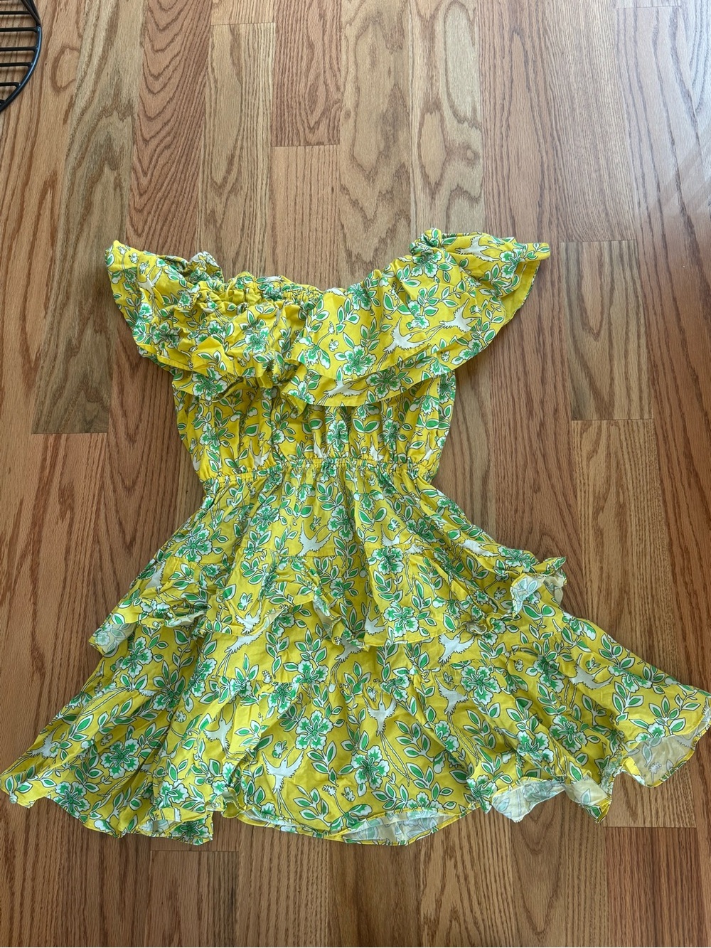 Rhode Dotty Dress Yellow Eden size Medium
